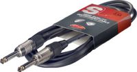 Stagg 33ft S-serie, telefoonstekker/telefoonstekker, deluxe Instrument kabel