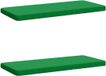 vidaXL - 2-delige Bankkussens VUGHT - 2 st - 100% Polyester - Vert