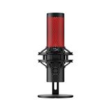 HyperX QuadCast 2 USB-microfoon voor gaming, streaming en podcasting, met ingebouwde bediening, led-verlichting, afneembare schokbevestiging, pc, Mac, PS5, PS4, USB-C - zwart