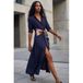Desigual blousejurk donkerblauw
