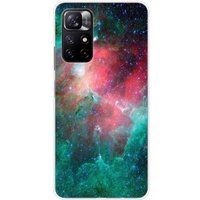 Xiaomi Bedrukt siliconen hoesje compatibel met Xiaomi Redmi Note 11 5G, Xiaomi Redmi Note 11S 5G Nebuleuse