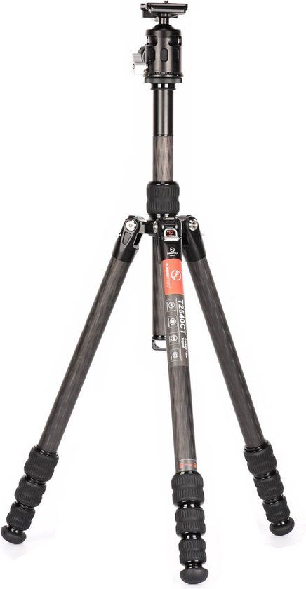 Sunwayfoto Travel Tripod Kit T2540CT + EB-36 - Carbon - Titanium