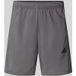 adidas heren Workout Essentials Base 3 Stripes Woven Short 7 Inches Shorts, Grey Five/Black, XXL