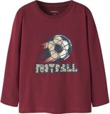 NAME IT - NMMVUX LS TOP - Jongens - Lange mouwen shirts - Rumba Red - Maat 122/128