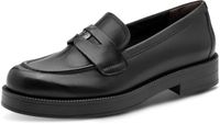 Tamaris leren damesslippers 1-24354-47-001 Loafers voor dames, zwart