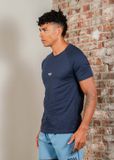 Hugo Boss T-shirts rn slim fit - navy - Katoen - Maat XL