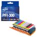 OEM Canon Inktpatronen, compatibel met Canon PFI-300, verpakking van 10 stuks