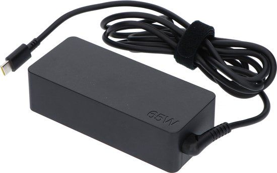 Lenovo USB-C Adapter 65W - Zwart - FRU01FR024