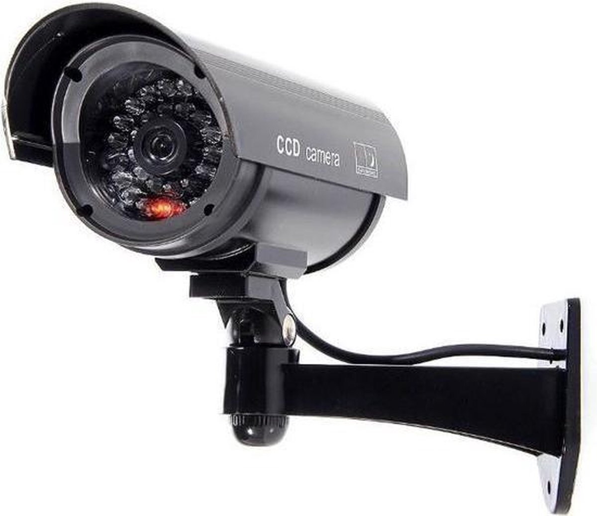 Neview Dummy camera - realistisch - zwart - professioneel - voor binnen en buiten - knipperend led indicator zwart