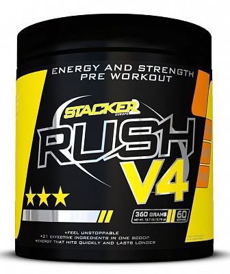 Stacker 2 Rush V4 - 60 Servings Tropical - 8717472072528