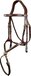 Dy on Fig 8 Noseband Bridle - Brown - Full