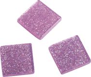 Rayher hobby materialen Rayher Mozaiek steentjes/tegeltjes - 205 stuks - roze - 1 x 1 cm - kunststof