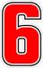 Quattroerre 13346 Sic, rood, 6,3 cm