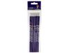 CyP Brands Real Valladolid schrijfwarenset, potloden met gum, schrijven, schoolbenodigdheden, violet, officieel product