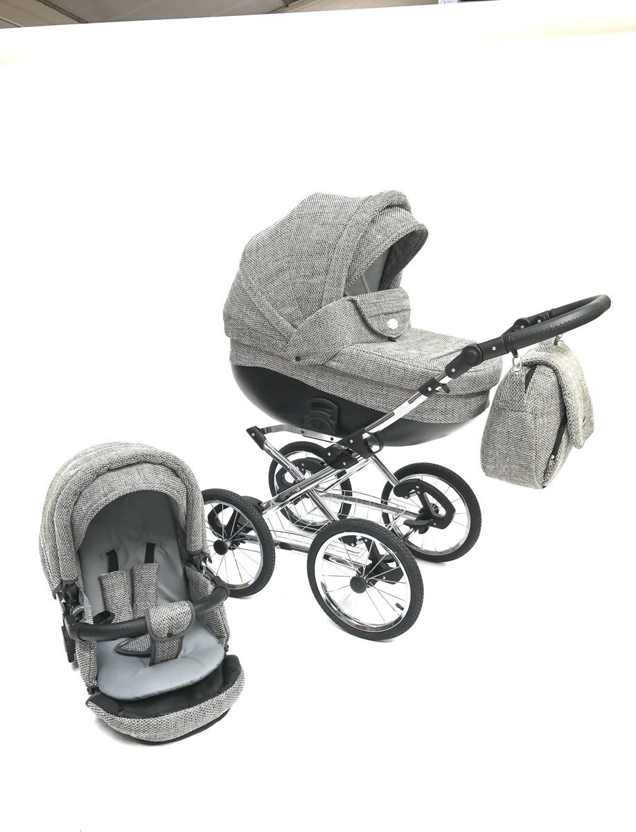 P'tit Chou Trento BouclÃ© Classic 3 in 1 aluminium