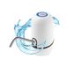 NK Automatische waterdispenser, USB-oplader, doseerapparaat van staal, BPA-vrij, koud water, 1200 mAh, draagbaar, voor karaffen en flessen 1,5 l, 5,7 l, 10 l, 11,3 l, 15 l, 18,9 l, wit