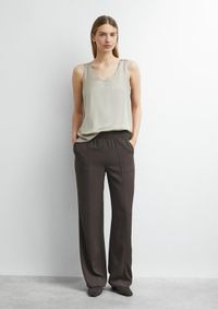 COMMA s.Oliver Broek donkerbruin