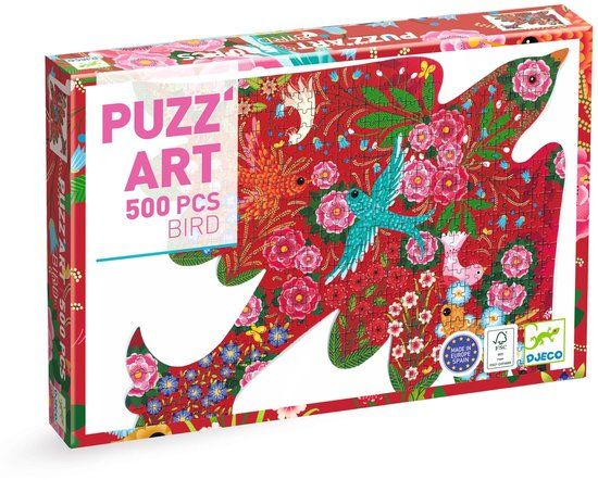 Djeco Puzzel Vogel 500 Stukjes