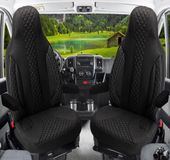 Bremer Sitzbezüge WPL404 Camper stoelhoezen Universeel Polyester Zwart