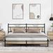 Maison Exclusive - Cadre de lit en métal sans matelas Chêne Sonoma 200x200 cm