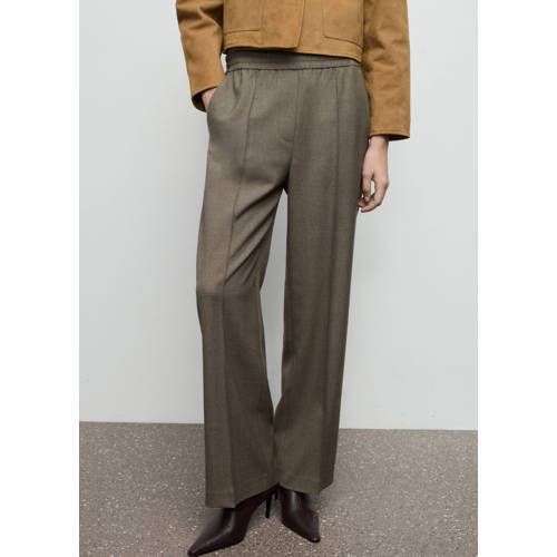 Mango Straight Regular Waist Casual Broek
