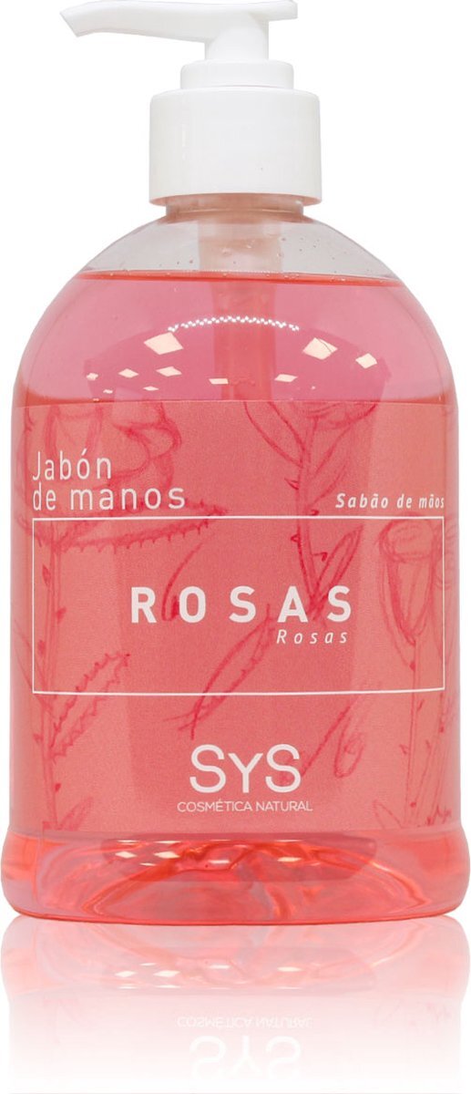 S Y S handzeep pomp | Rose | 500ml | rozen