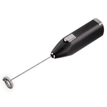 Xavax 00111106 Handheld Electric Milk Frother - Black, Stainless Steel