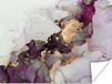 PosterMonkey Poster Marmer - Abstract - Goud - Paars - 120x90 cm