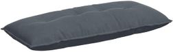 vidaXL Rugkussen Donkergrijs 120 x 50 cm Corduroy stof