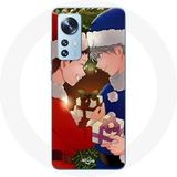 Maniacase Hoesje voor Xiaomi Mi 12 / 12X Hunter x Hunter Gon Freecss en Killua Zoldyck Eerste Kerstdag Anime Manga