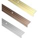 Alfer Nez de marche 25x20 mm Cornière d'escalier en aluminium perforée en forme de L, bronze mat - 2000 mm