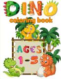 Dinosaur Coloring Book: Cute Dinosaur Colouring Pages for Kids Ages 1-5