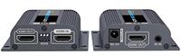 PremiumCord HDMI-extender op 50 m afstand via een Cat6/6a/7-patchkabel, EDID-instellingen, lokale HDMI-uitgang, Full HD 1080p-videoresolutie