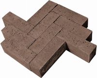 Merkloos Gardenlux Stenen dikformaat zonder vellingkant taupe 21 x 7 x 8 cm prijs per m2