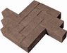 Merkloos Gardenlux Stenen dikformaat zonder vellingkant taupe 21 x 7 x 8 cm prijs per m2
