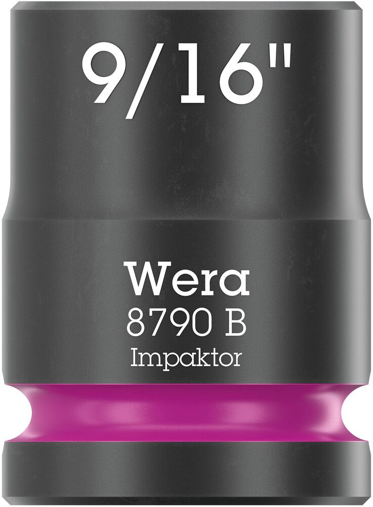 Wera 8790 B Impaktor-dop met 3/8\"-aandrijving, 9/16\" x 30 mm - 05005519001