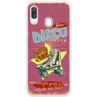 Samsung Galaxy A40 Versterkt hard hoesje - ontwerp retro disco