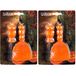 Boland Set de 2x pièces boland kit de sculpture de citrouille - 2 pièces - avec pochoirs - halloween - évider les citrouilles