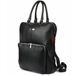Beltimore Grand sac à dos pour ordinateur portable en cuir véritable - Noir