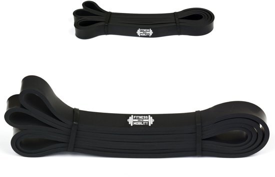 CKB Ltd Zwart 35 - 70 lbs 2.1cm Resistance Band voor Gym Exercise - Single