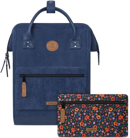 Cabaïa CABAIA Adventurer Recycled Velvet Backpack 18L Indianapolis donkerblauw