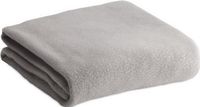 Merkloos Fleece deken/plaid Cosy - 10x - lichtgrijs - 120 x 150 cm