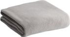 Merkloos Fleece deken/plaid Cosy - 10x - lichtgrijs - 120 x 150 cm