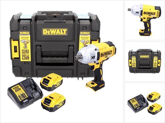 DeWalt DCF899P2 18V Accu Slagmoersleutel Set (2x 5.0Ah) | 950Nm | Koolborstelloos