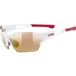 Uvex Sportstyle 803 Race CV Small S1-S3 White/Mat-Red - Sportzonnebril
