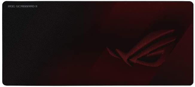 Asus ROG Strix Scabbard II - Muismat - Zwart, Rood