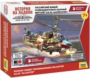 Zvezda Modelbouwpakket Militaire voertuigen - 7429 Kamov Ka-52 -Alligator-- Helikopter - Snap Fit Kit Plastic - 1:144 - Modelbouw