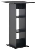 vidaXL Bartafel 60x60x110 cm Zwart