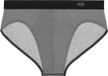HOM Herbie Comfort Minislip Zwarte Opdruk Effen L