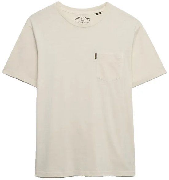 Superdry Classic Essential Pocket T-shirt Heren XL Rainy Day Grey